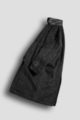 SHAGGY SWITCH NECK CHIC COAT