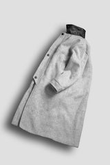 SHAGGY SWITCH NECK CHIC COAT