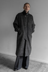 SHAGGY SWITCH NECK CHIC COAT