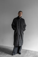 SHAGGY SWITCH NECK CHIC COAT