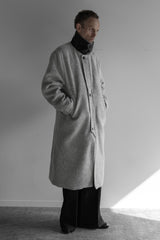 SHAGGY SWITCH NECK CHIC COAT