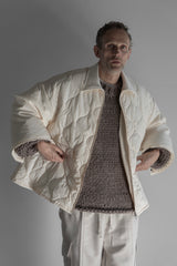 CAPE WIDE ARM QUILTING BLOUSON