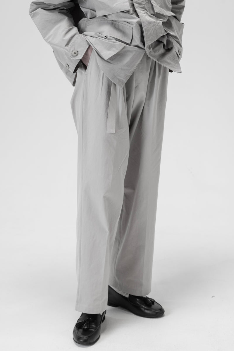 DRY ROUGH TOUCH WIDE PANTS